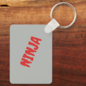 bloedmaaninja (aanpassen) sleutelhanger (Achterkant)