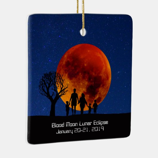 Bloedmaanklip 2019 keramisch ornament (Rechts)