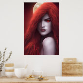 Bloedmakerij - AI Fantasy Art Print Portret (Keuken)