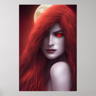 Bloedmakerij - AI Fantasy Art Print Portret