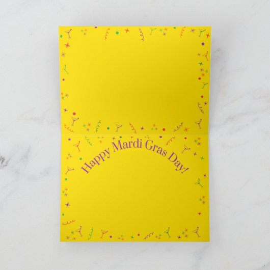 BLOEDMARDI GRAS BEDANKKAART (Binnen)