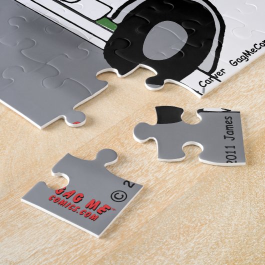 "Bloedmobiel" Legpuzzel (Zijkant)