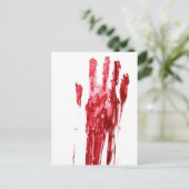 Bloedmoord Briefkaart (Staand voorkant)