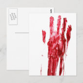 Bloedmoord Briefkaart (Voorkant / Achterkant)