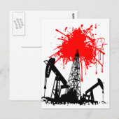 Bloedolie Briefkaart (Voorkant / Achterkant)