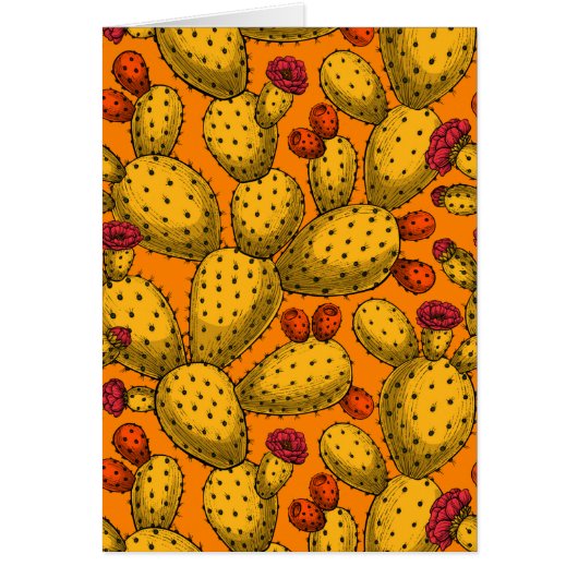 Bloedopuntia in geel (Voorkant)