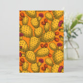 Bloedopuntia in geel (Staand voorkant)