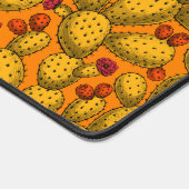 Bloedopuntia in geel bureaumat (Hoek)