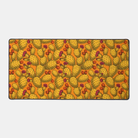 Bloedopuntia in geel bureaumat (Voorkant)