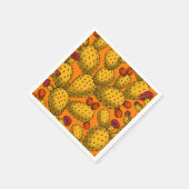 Bloedopuntia in geel servet (Hoek)