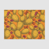 Bloedopuntia in geel tissuepapier (Voorkant)