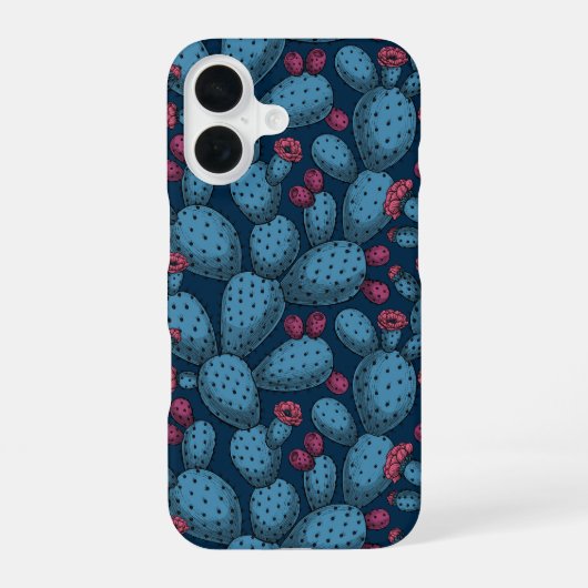 Bloedopuntia iPhone 16 Hoesje (Achterkant)