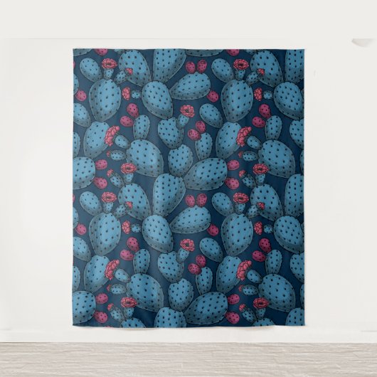 Bloedopuntia Wandkleed (Voorkant)