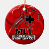 BLOEDORNAMENT MLT - MEDISCHE LABORATORIUMTECHNICUS KERAMISCH ORNAMENT (Voorkant)