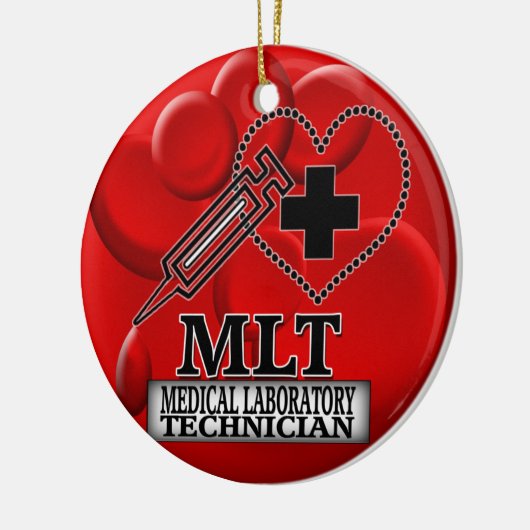 BLOEDORNAMENT MLT - MEDISCHE LABORATORIUMTECHNICUS KERAMISCH ORNAMENT (Links)