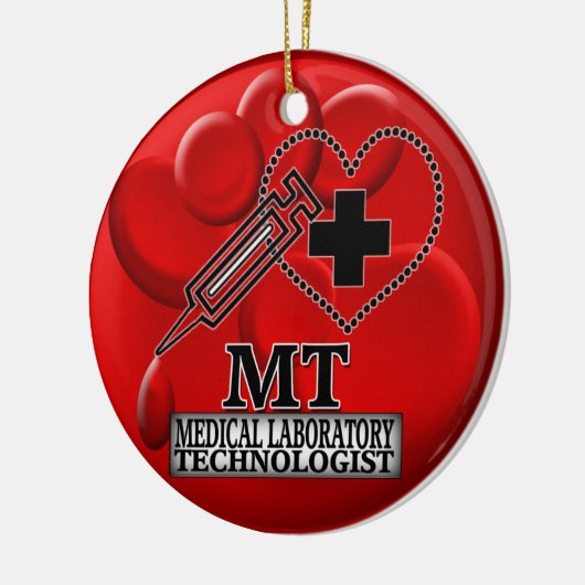 BLOEDORNAMENT MT - MEDISCHE TECHNOLOGIST - LAB KERAMISCH ORNAMENT (Links)