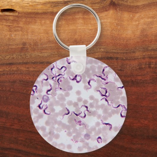 Bloedparasiet Trypanosoma Sleutelhanger (Voorkant)