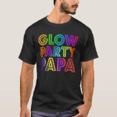 Bloedpartij Papa Birthday Party Matching B D T-shirt (Voorkant)