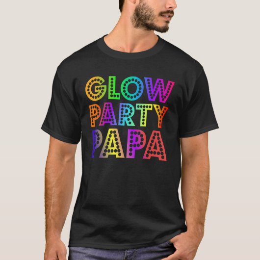 Bloedpartij Papa Birthday Party Matching B D T-shirt (Voorkant)