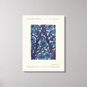 Bloedpatroon Art Deco stencil Canvas Afdruk (Voorkant)