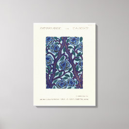 Bloedpatroon Art Deco stencil Canvas Afdruk