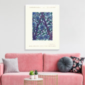 Bloedpatroon Art Deco stencil Canvas Afdruk (Insitu (Woonkamer))