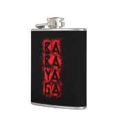 Bloedplaatje Baba Yaga Heupfles (Links)