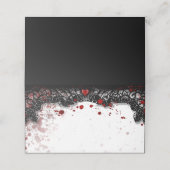 Bloedplaatje Blank pak Plaatskaartje (Buitenkant ongevouwen)