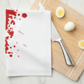 Bloedplaatje Bloedwondbloedingen Halloween Theedoek (Quarter Fold)