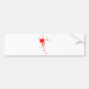 Bloedplaatje Bumpersticker