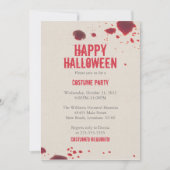 Bloedplaatje | Halloween Kaart (Voorkant)