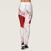 Bloedplaatje Halloween Leggings (Achterkant)