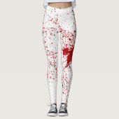 Bloedplaatje Halloween Leggings (Voorkant)