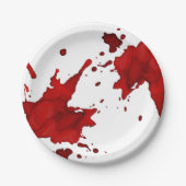 Bloedplaatje Papieren Bordje (Voorkant)