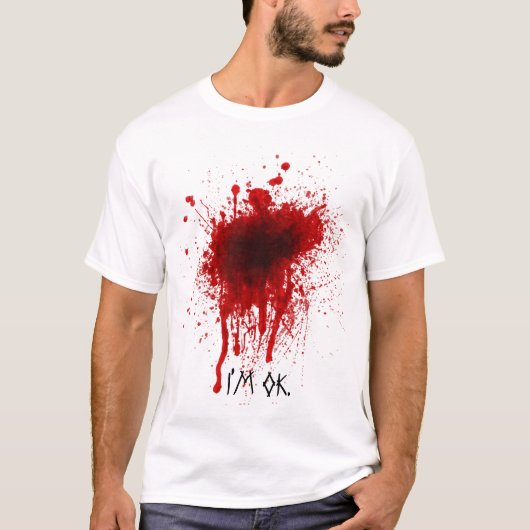 Bloedplaatje T-shirt (Voorkant)