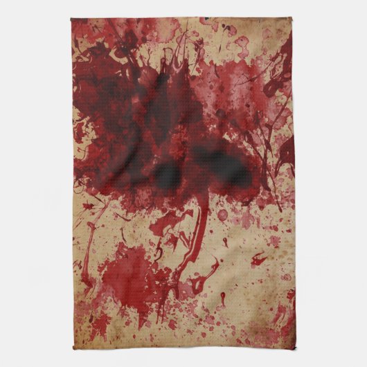 Bloedplaatje Theedoek (Verticaal)