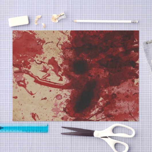 Bloedplaatje Tissuepapier (Craft)