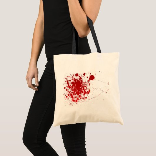 Bloedplaatje Tote Bag (Voorkant (product))
