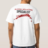 Bloedplaatjesspecialist T-shirt (Achterkant)