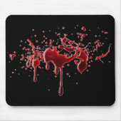 Bloedplaatster Mousepad Muismat (Voorkant)