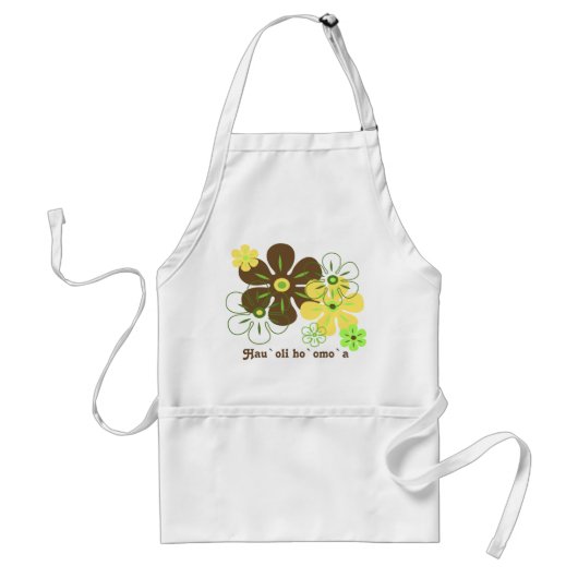 Bloedregen Tropische Chef's Aprons Standaard Schort (Voorkant)