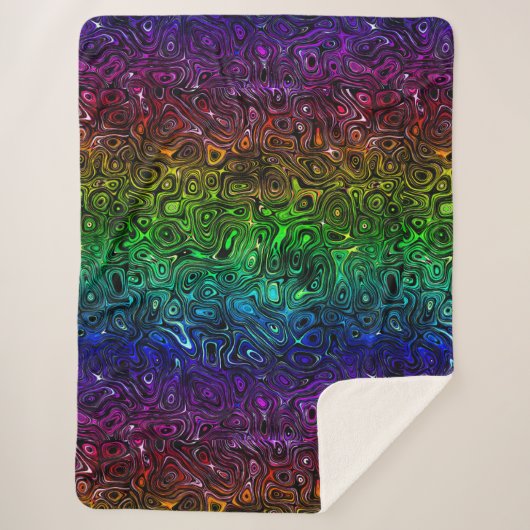 Bloedregenboogstang 3 sherpa deken (Voorkant)