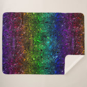 Bloedregenboogstang 3 sherpa deken (Voorkant (horizontaal))
