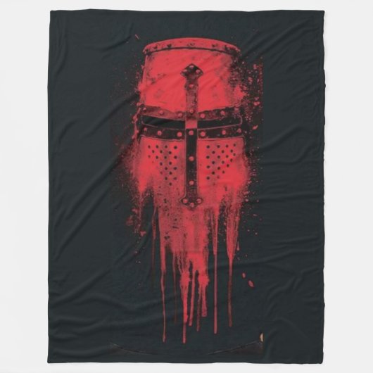 BLOEDRIDDER FLEECE DEKEN (Voorkant)