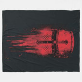 BLOEDRIDDER FLEECE DEKEN (Voorkant (Horizontaal))