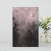 Bloedrode hemd met Ravens Briefpapier (Staand voorkant)