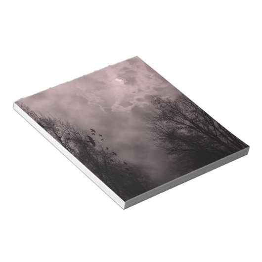 Bloedrode hemd met Ravens Notitieblok (Schuin)