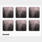 Bloedrode hemd met Ravens Vierkante Sticker (Vel)