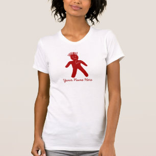 Bloedrode hond t-shirt