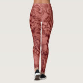"Bloedrode  kant" Leggings (Achterkant)